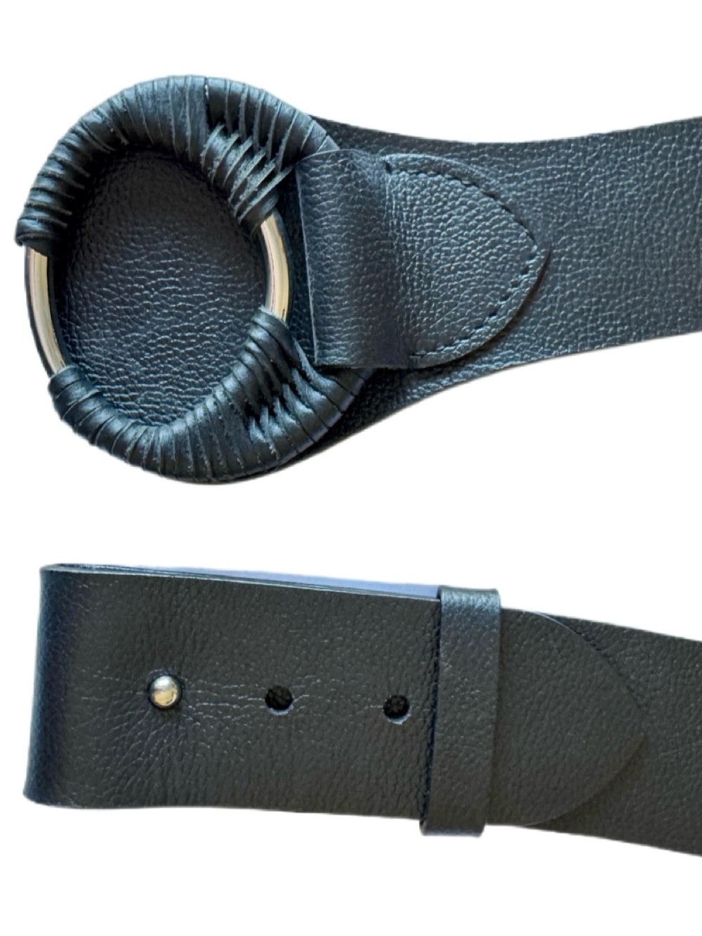 Chico’s Wide Leather Belt - Picture 4 of 6